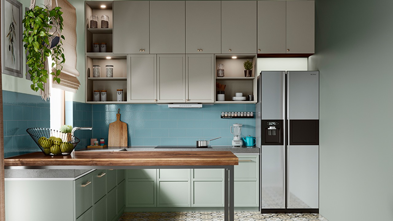 Modular Kitchen Colour Combination Neutral Elegance