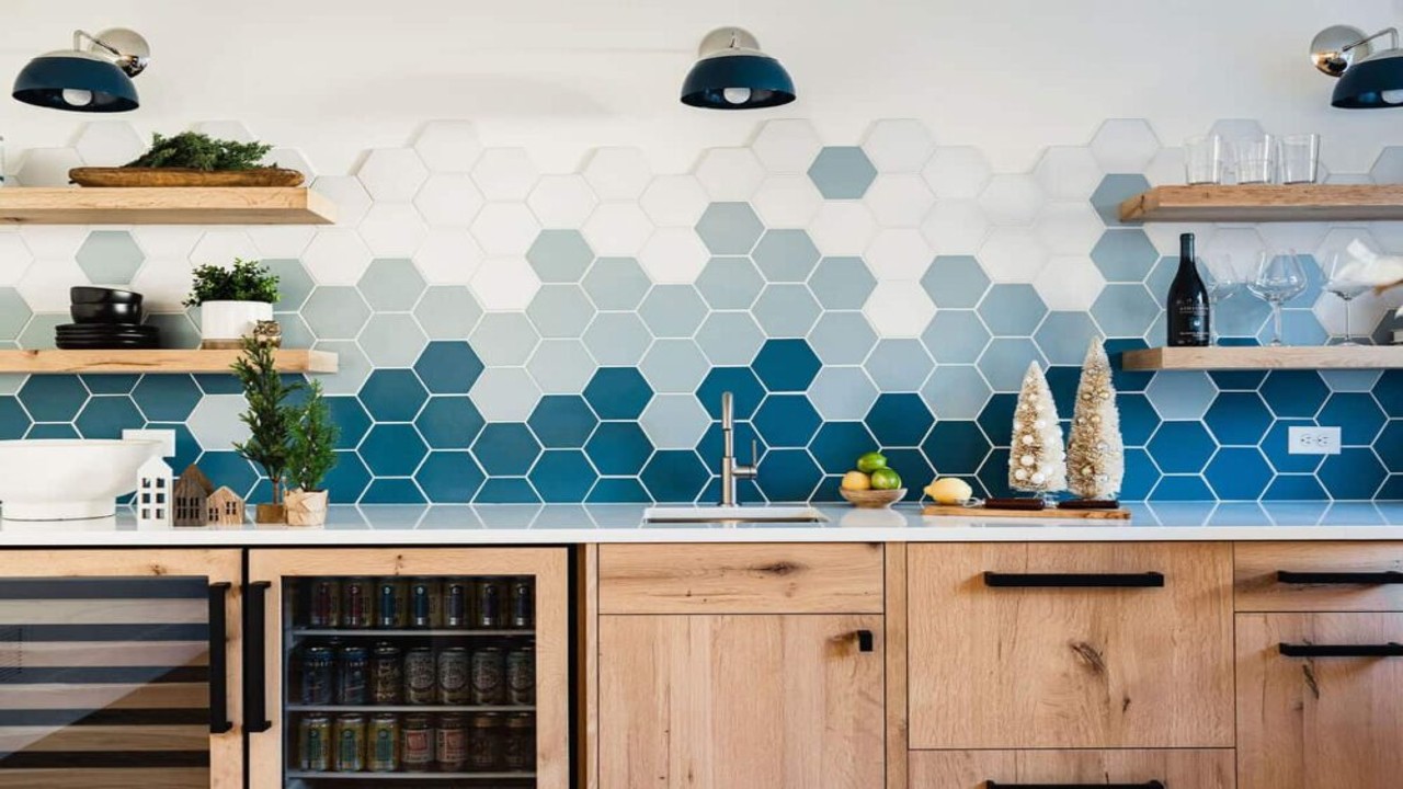 Vibrant Backsplash Designs kitchen decor